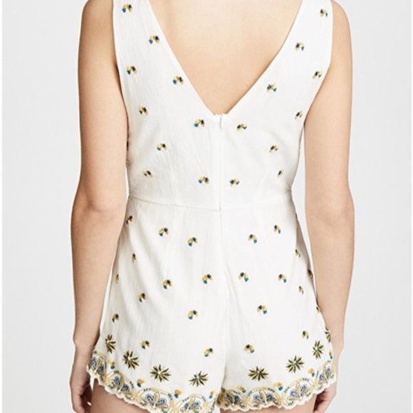 Free People Floral Embroidered Romper - Picture 6 of 6